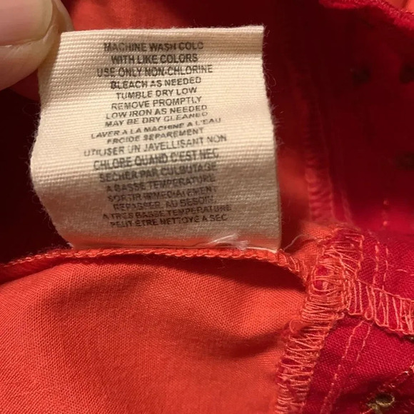 FREE PEOPLE NWOT Lace Shift Dress in Red - Picture 8 of 9